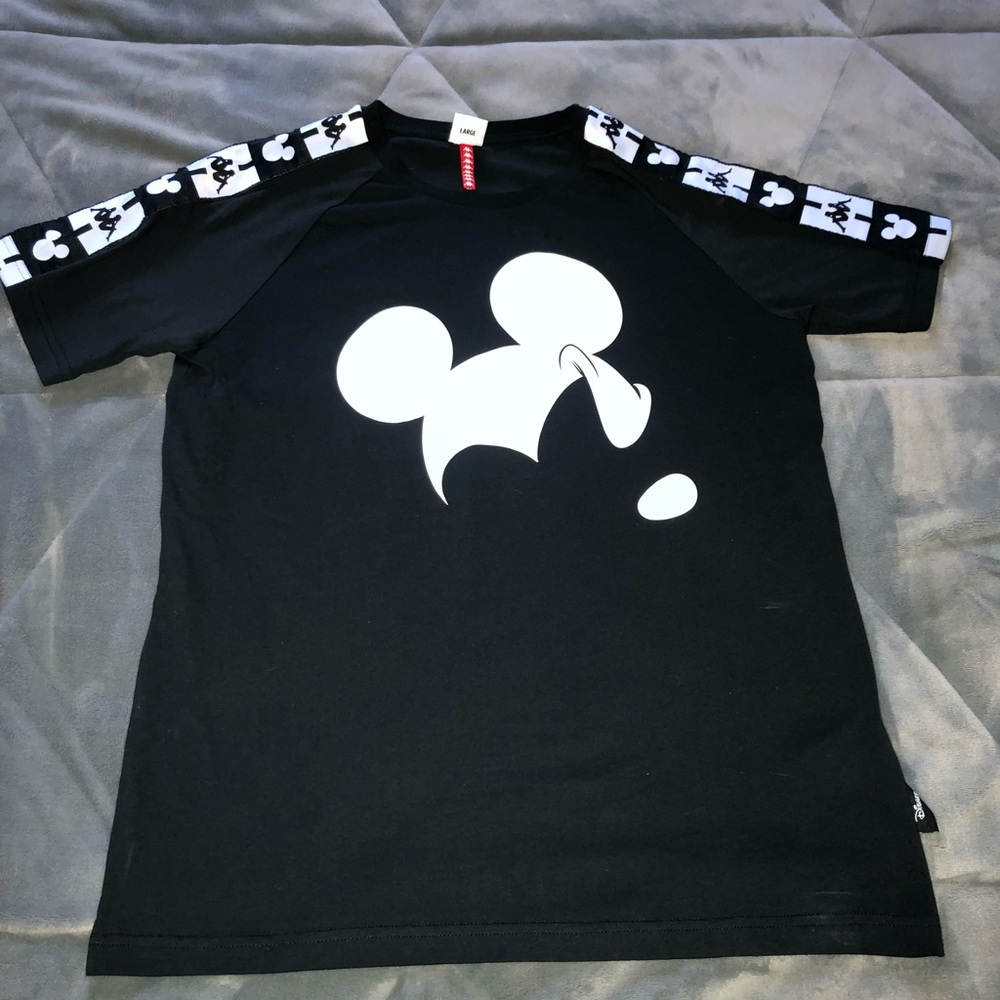 Kappa Disney iconic Mickey Mouse  silhouette slim fit size Large 
.